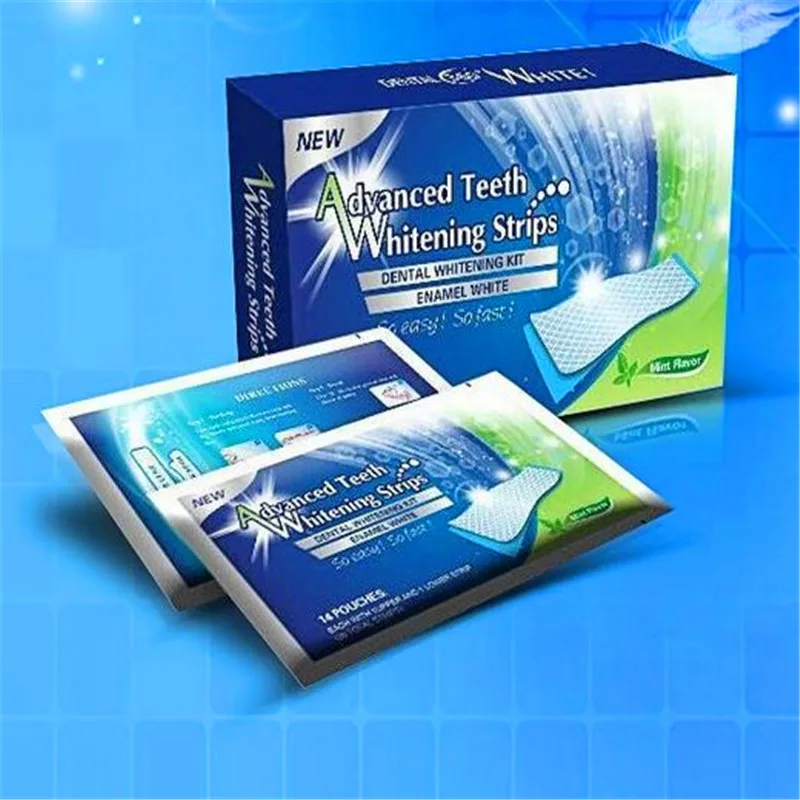 2016 NEW 360 Degree Advanced Teeth Whitening Strips Dental 